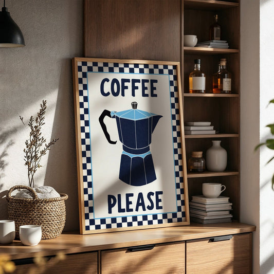 Coffee Please - Blue Bleue Vague Flow
