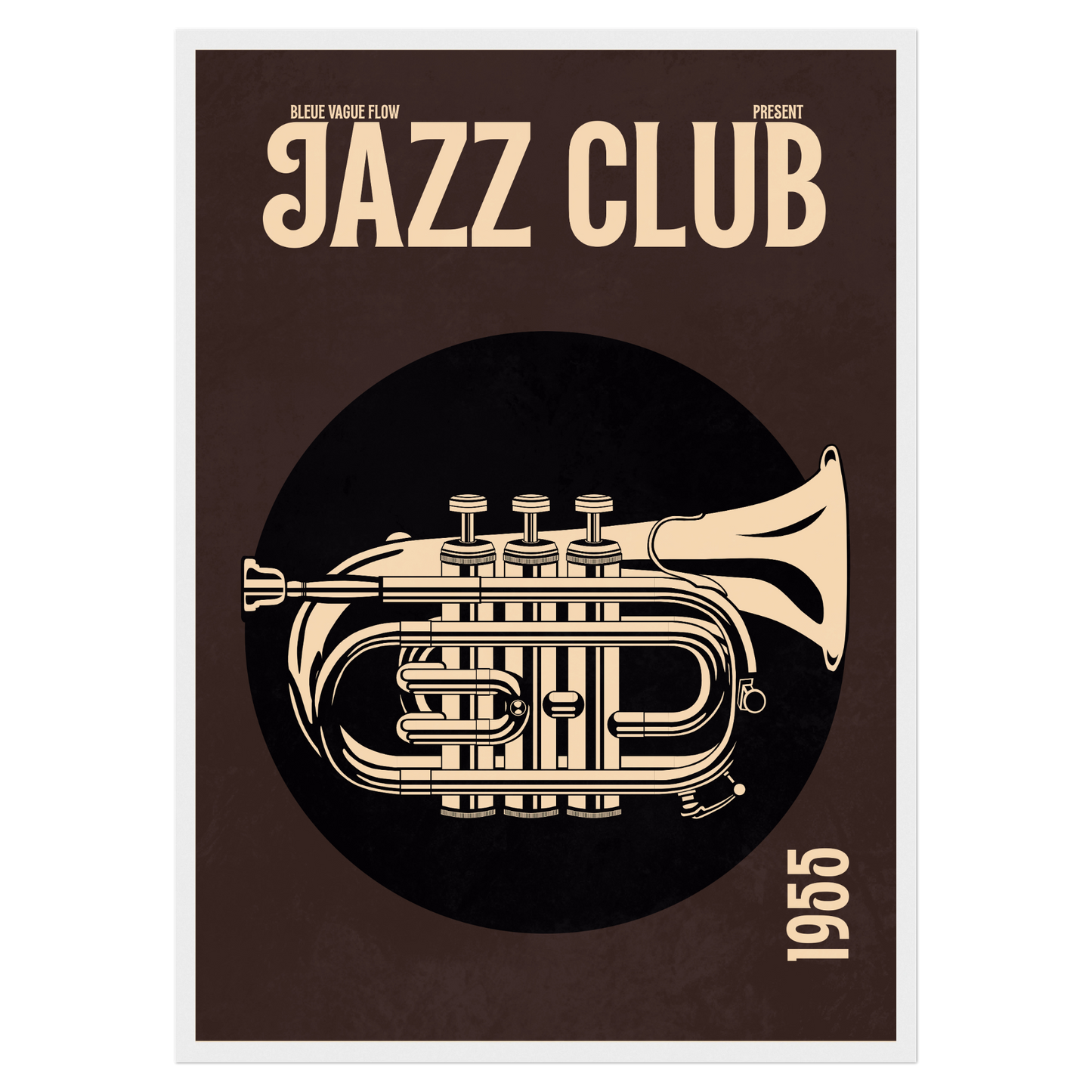 Jazz Club 55 - Trompette De Poche Bleue Vague Flow