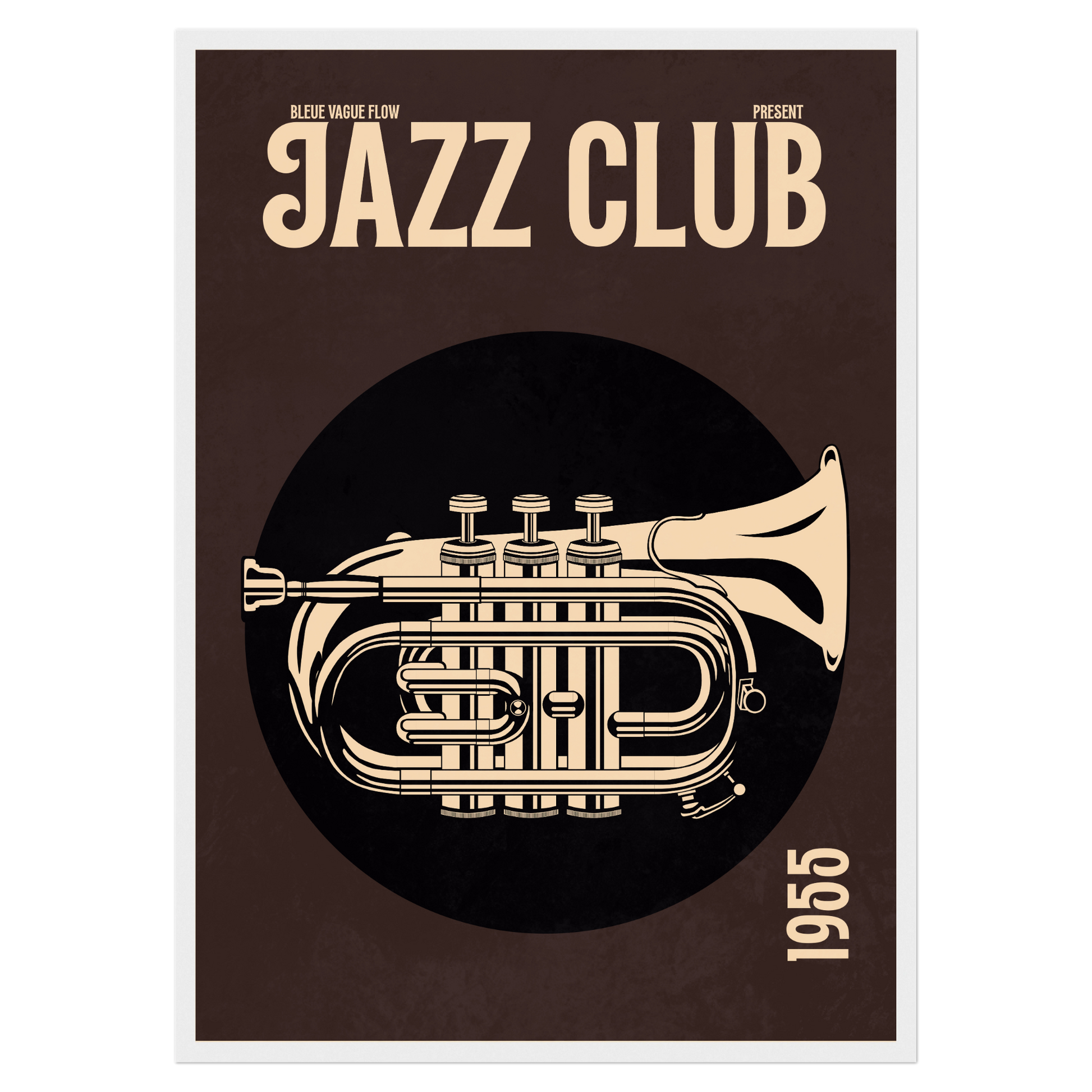 Jazz Club 55 - Trompette De Poche Bleue Vague Flow
