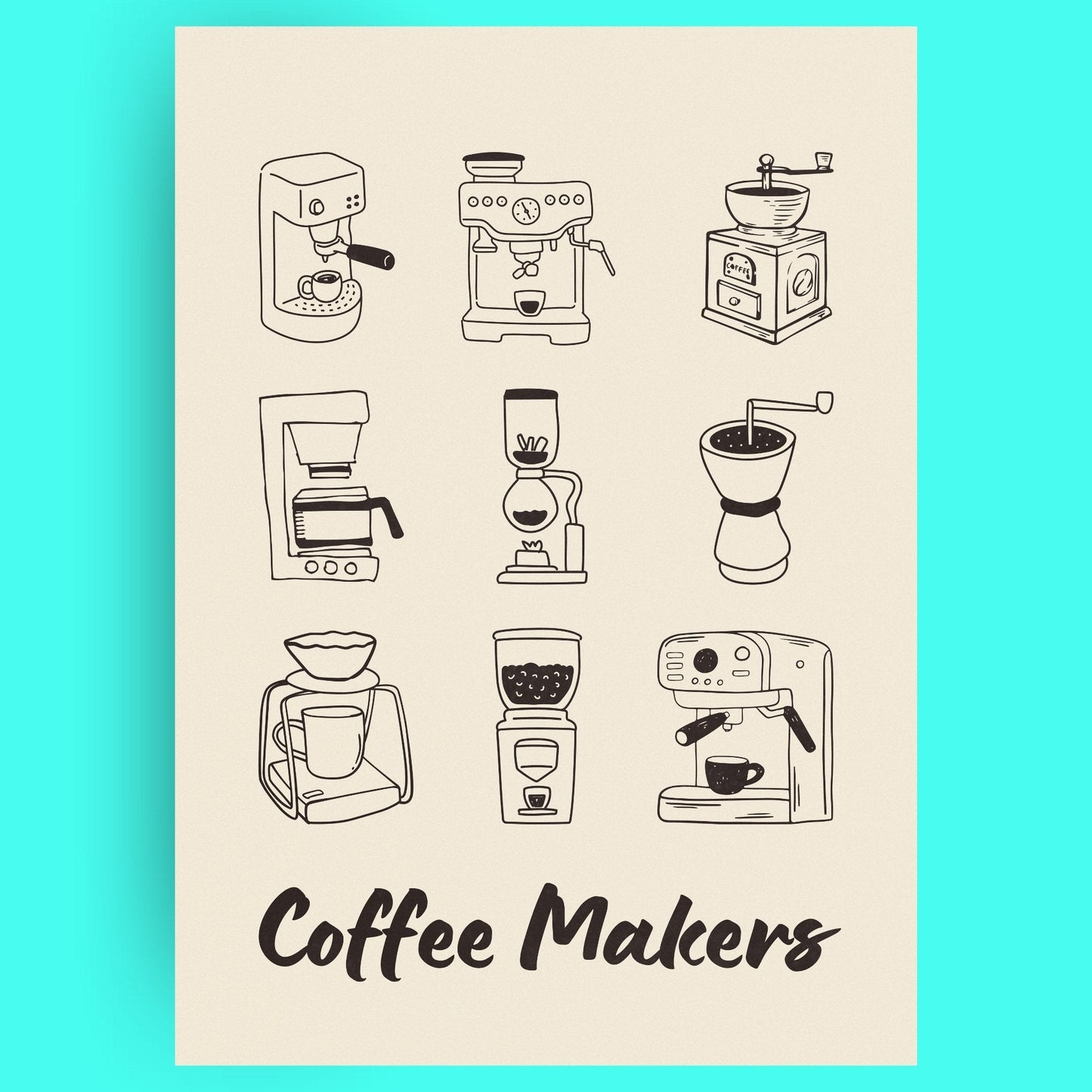 Coffee Makers Bleue Vague Flow
