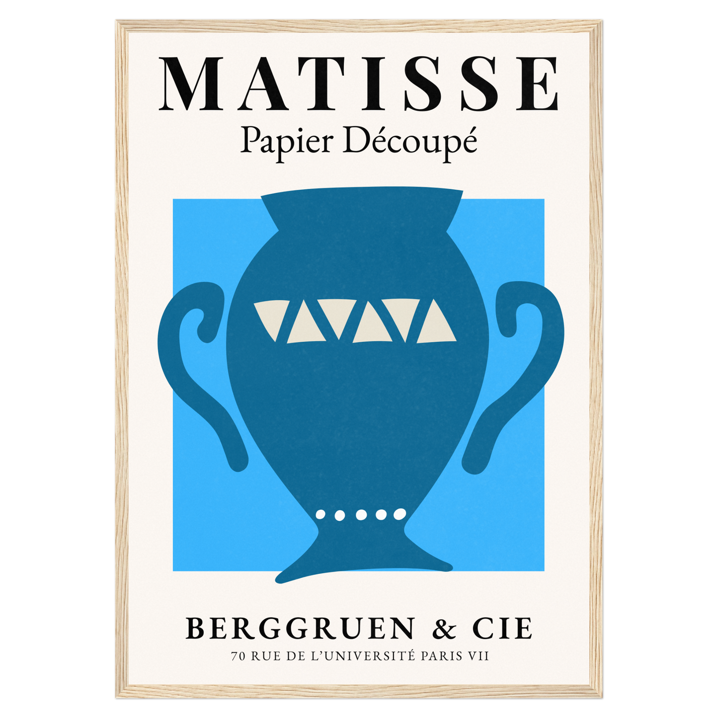 Matisse Papier Découpé - No6 Bleue Vague Flow Print Material