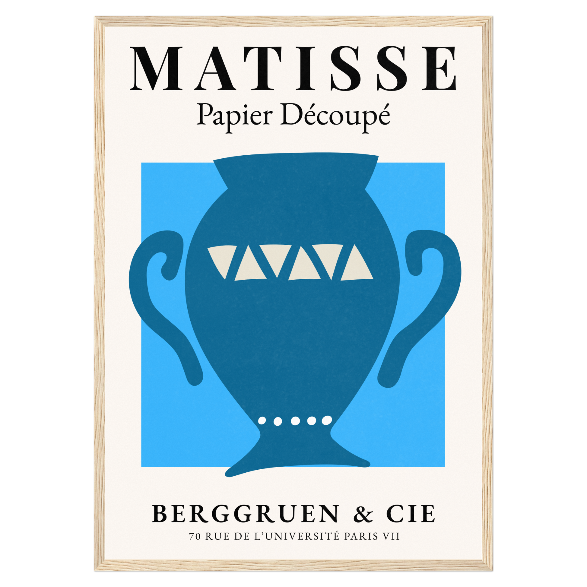 Matisse Papier Découpé - No6 Bleue Vague Flow Print Material
