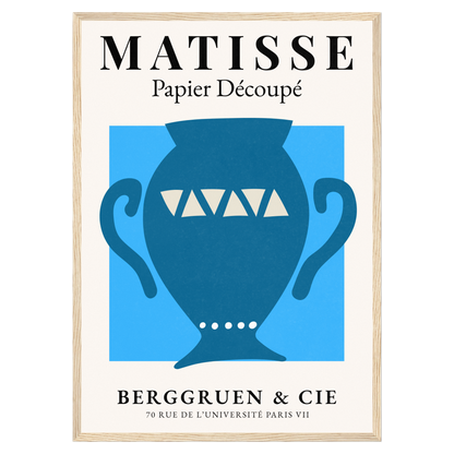 Matisse Papier Découpé - No6 Bleue Vague Flow Print Material