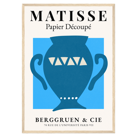 Matisse Papier Découpé - No6 Bleue Vague Flow Print Material