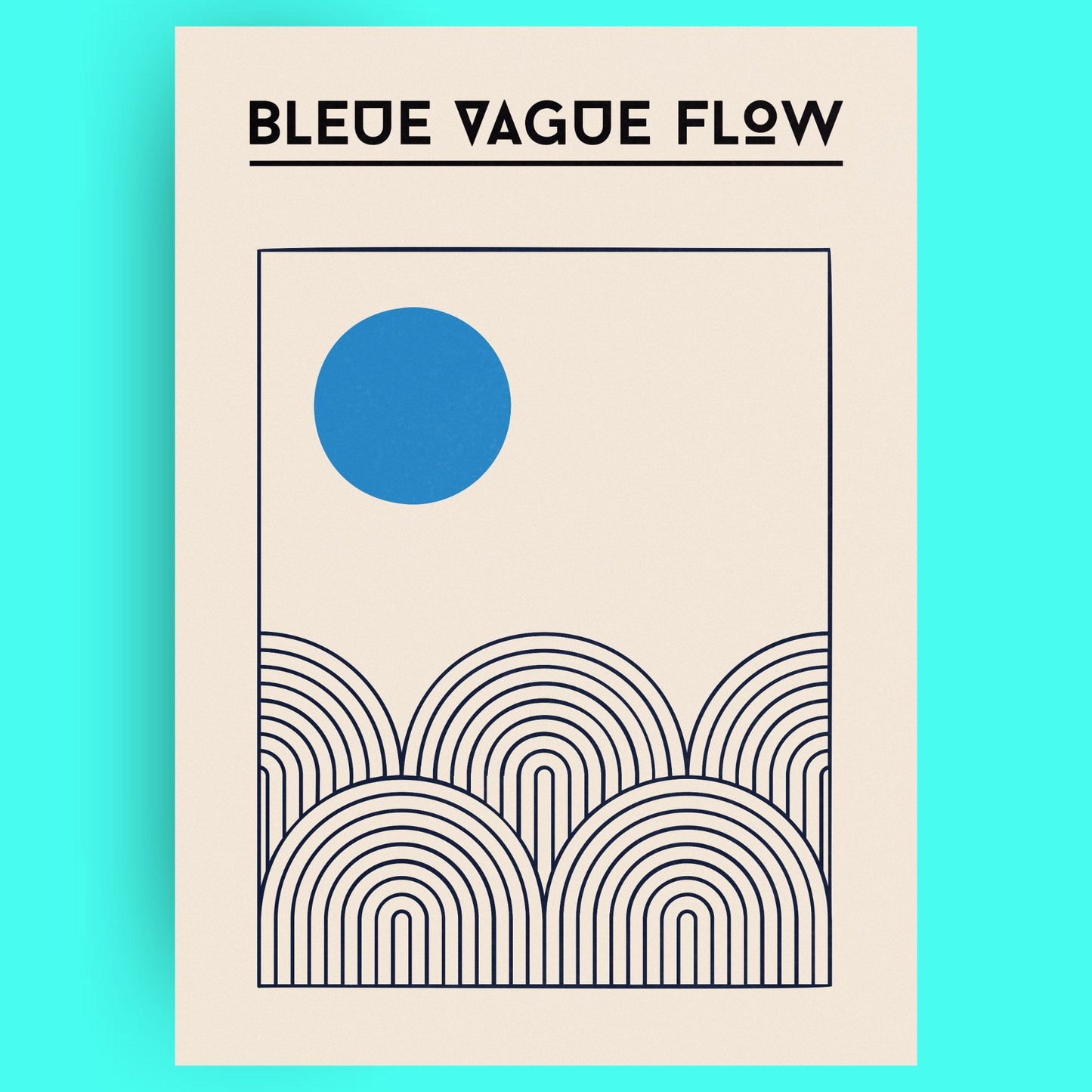 Bauhaus - Plage Bleue Vague Flow