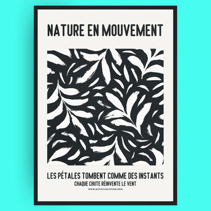 Nature En Mouvement - Lueur Bleue Vague Flow