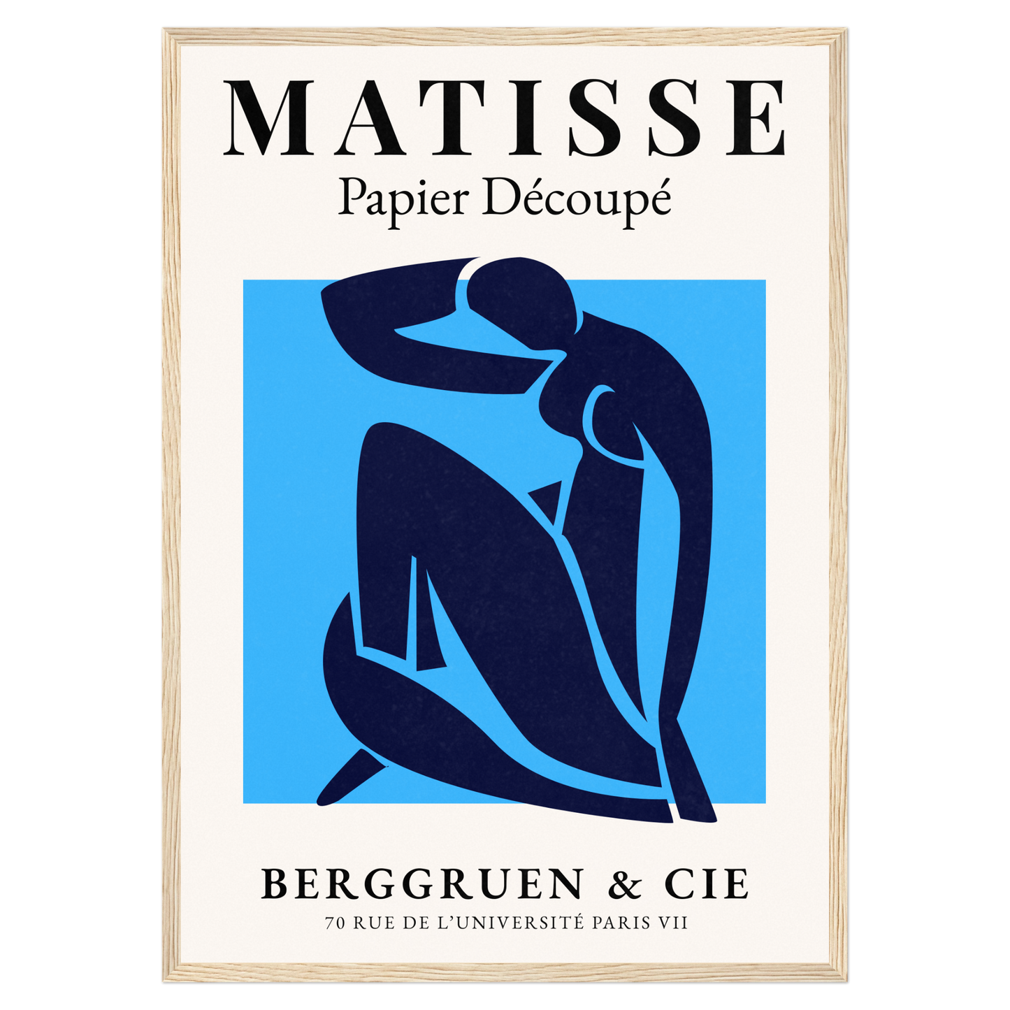 Matisse Papier Découpé - No2 Bleue Vague Flow