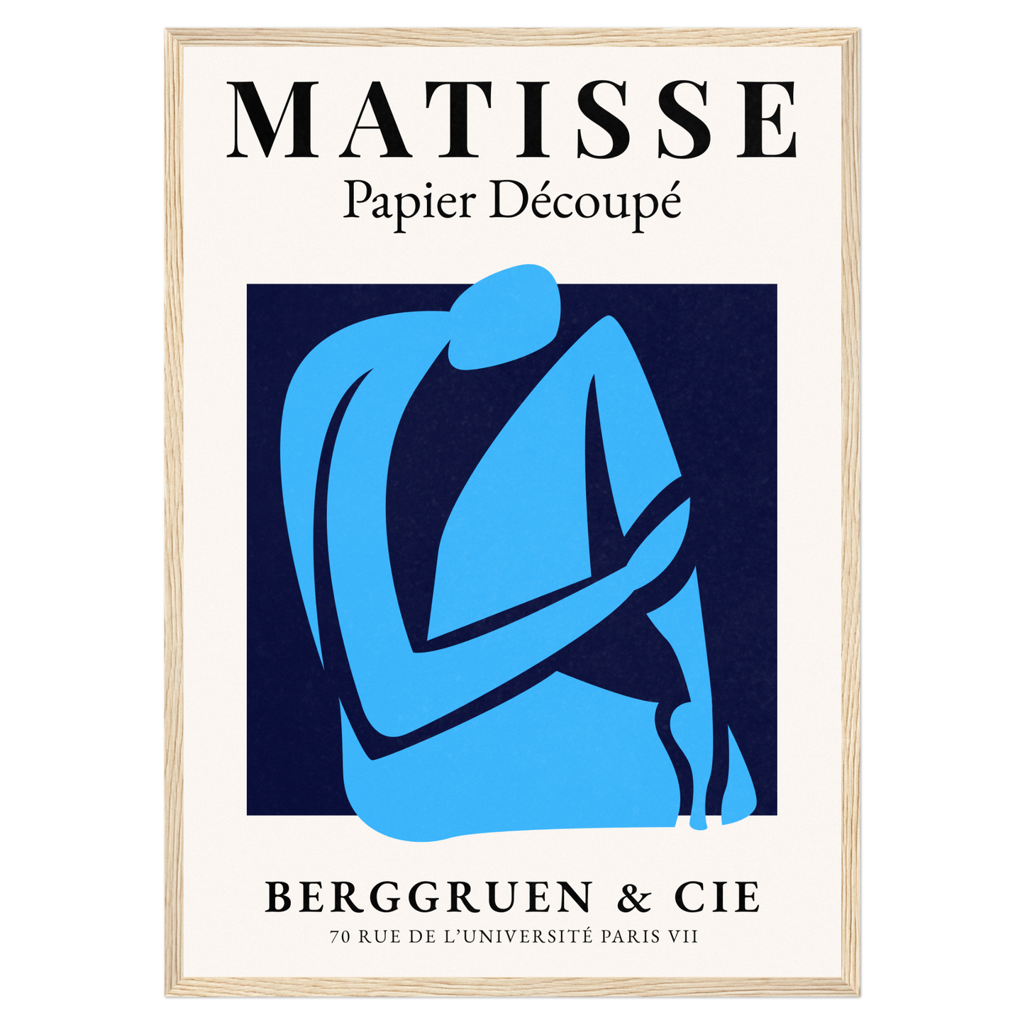 Matisse Papier Découpé - No1 Bleue Vague Flow Print Material