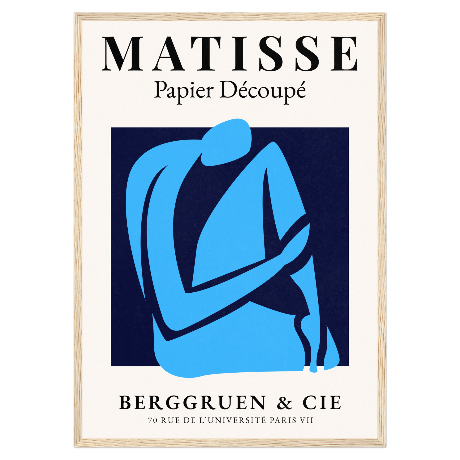 Matisse Papier Découpé - No1 Bleue Vague Flow Print Material