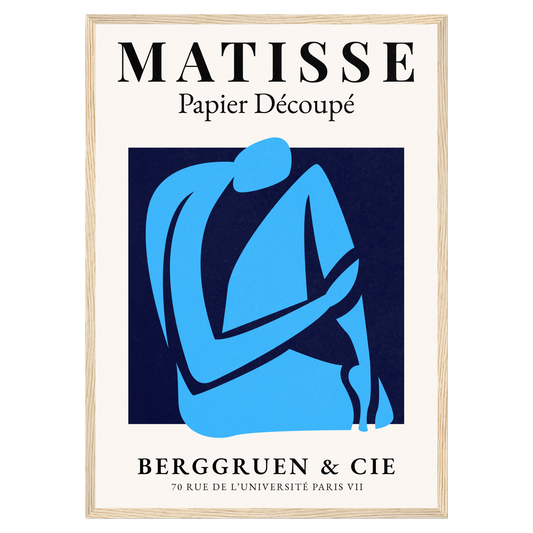 Matisse Papier Découpé - No1 Bleue Vague Flow Print Material