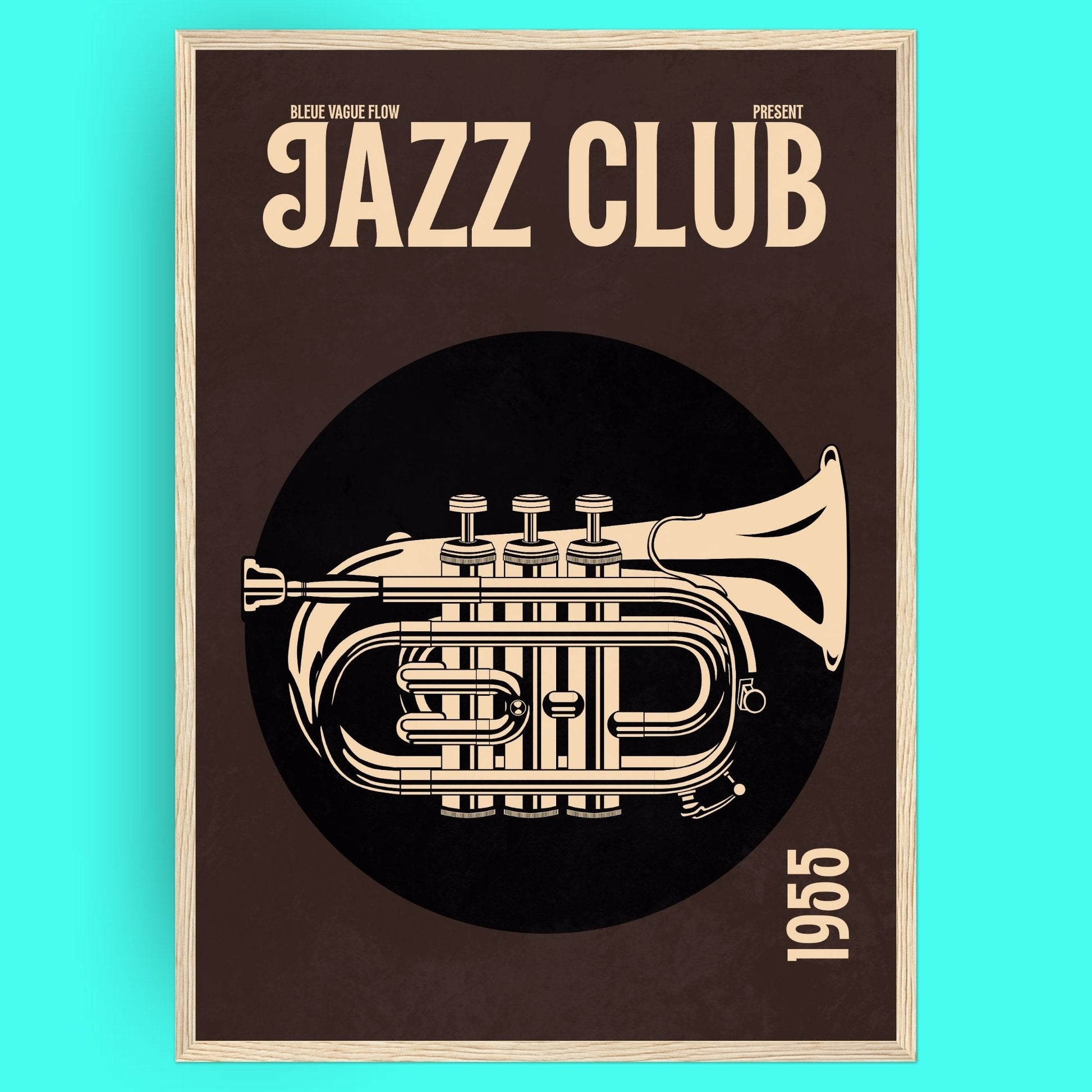 Jazz Club 55 - Trompette De Poche Bleue Vague Flow