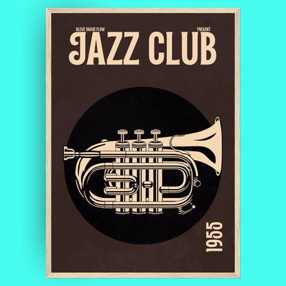 Jazz Club 55 - Trompette De Poche Bleue Vague Flow