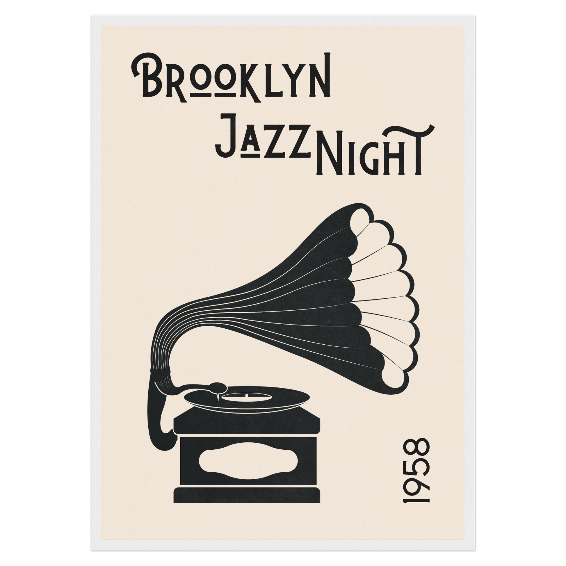 Brooklyn Jazz Night - Vieux Gramophone Bleue Vague Flow