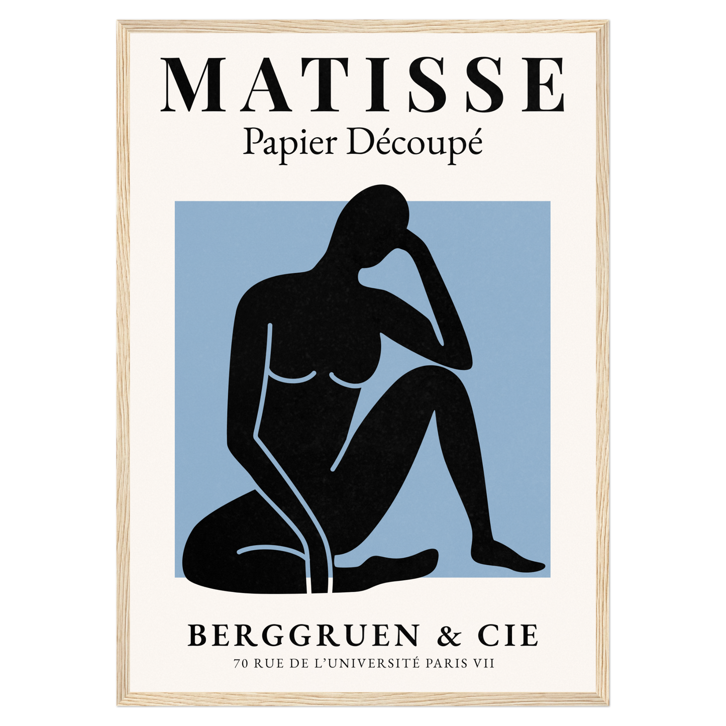 Matisse Papier Découpé - No3 Bleue Vague Flow