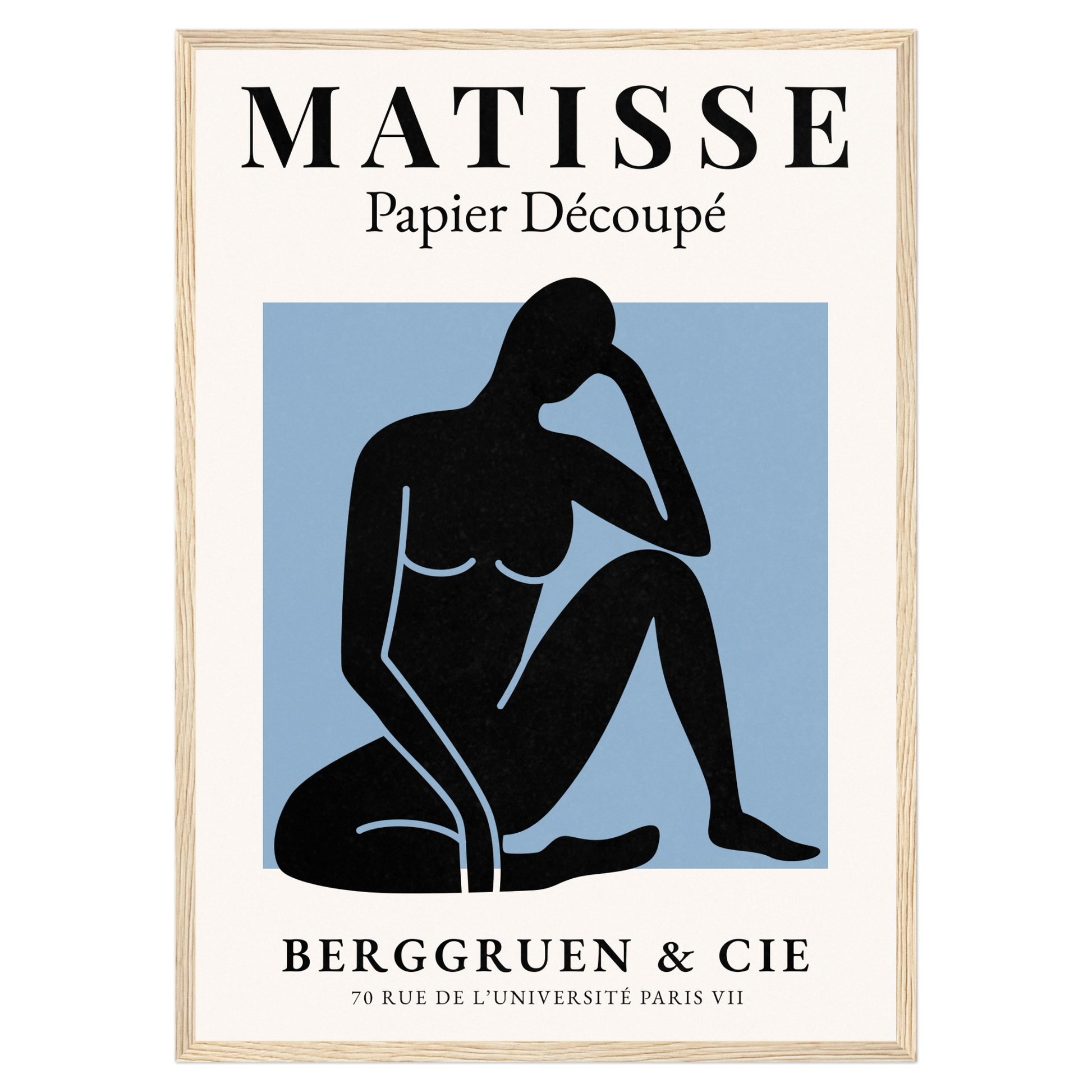 Matisse Papier Découpé - No3 Bleue Vague Flow