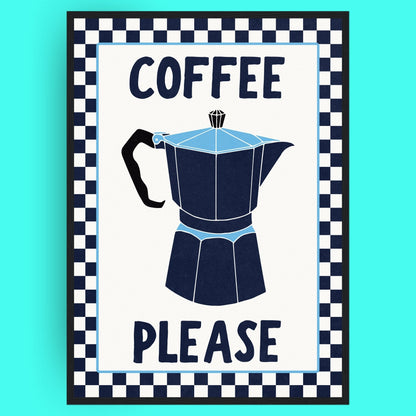 Coffee Please - Blue Bleue Vague Flow