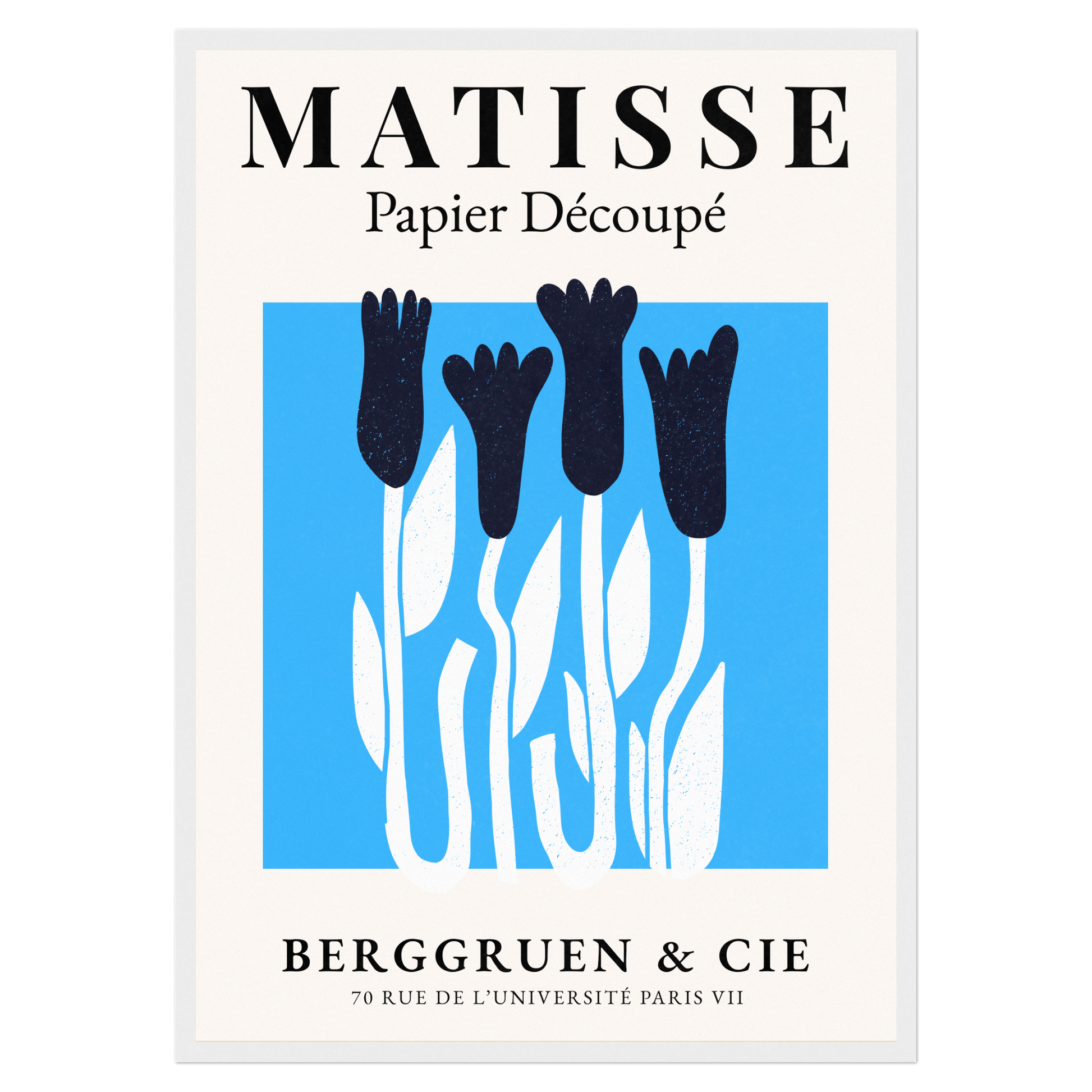 Matisse Papier Découpé - No7 Bleue Vague Flow Print Material