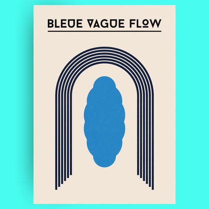 Bauhaus - Silhouette Bleue Vague Flow