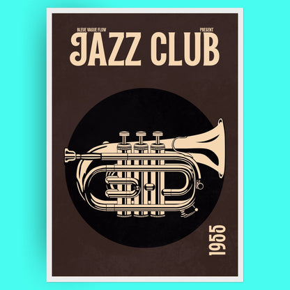 Jazz Club 55 - Trompette De Poche Bleue Vague Flow