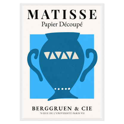Matisse Papier Découpé - No6 Bleue Vague Flow Print Material