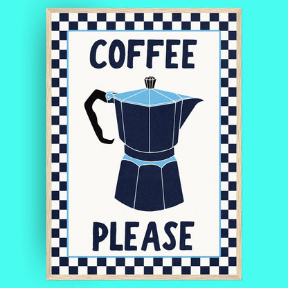 Coffee Please - Blue Bleue Vague Flow