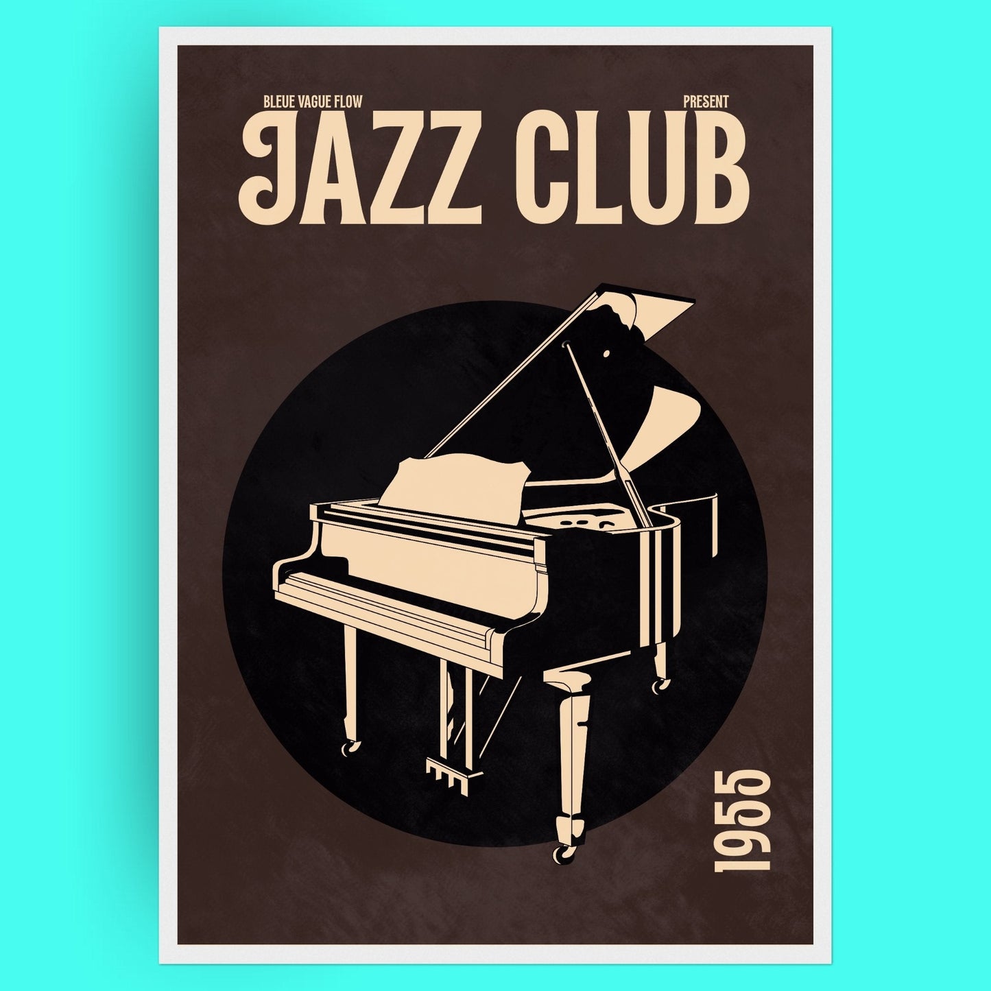 Jazz Club 55 - Piano Bleue Vague Flow