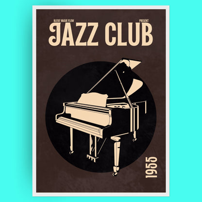 Jazz Club 55 - Piano Bleue Vague Flow