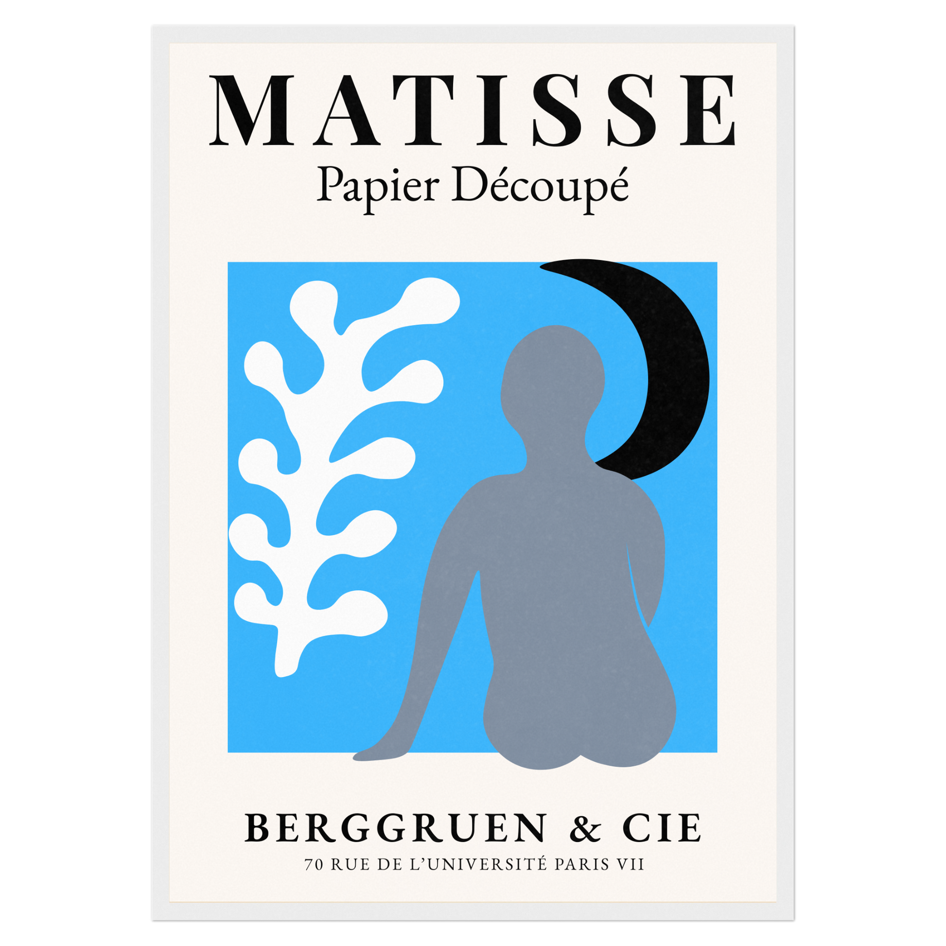 Matisse Papier Découpé - No4 Bleue Vague Flow