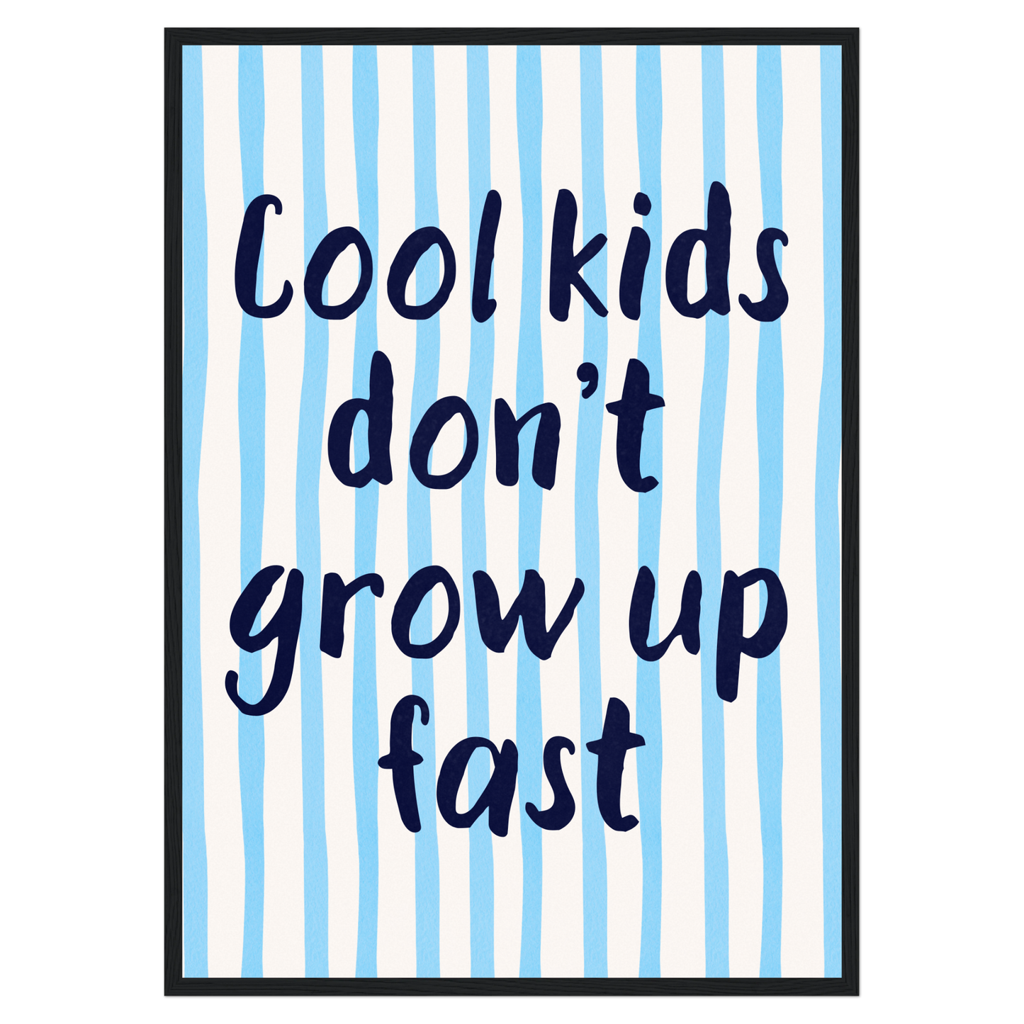 Cool Kids Bleue Vague Flow Print Material
