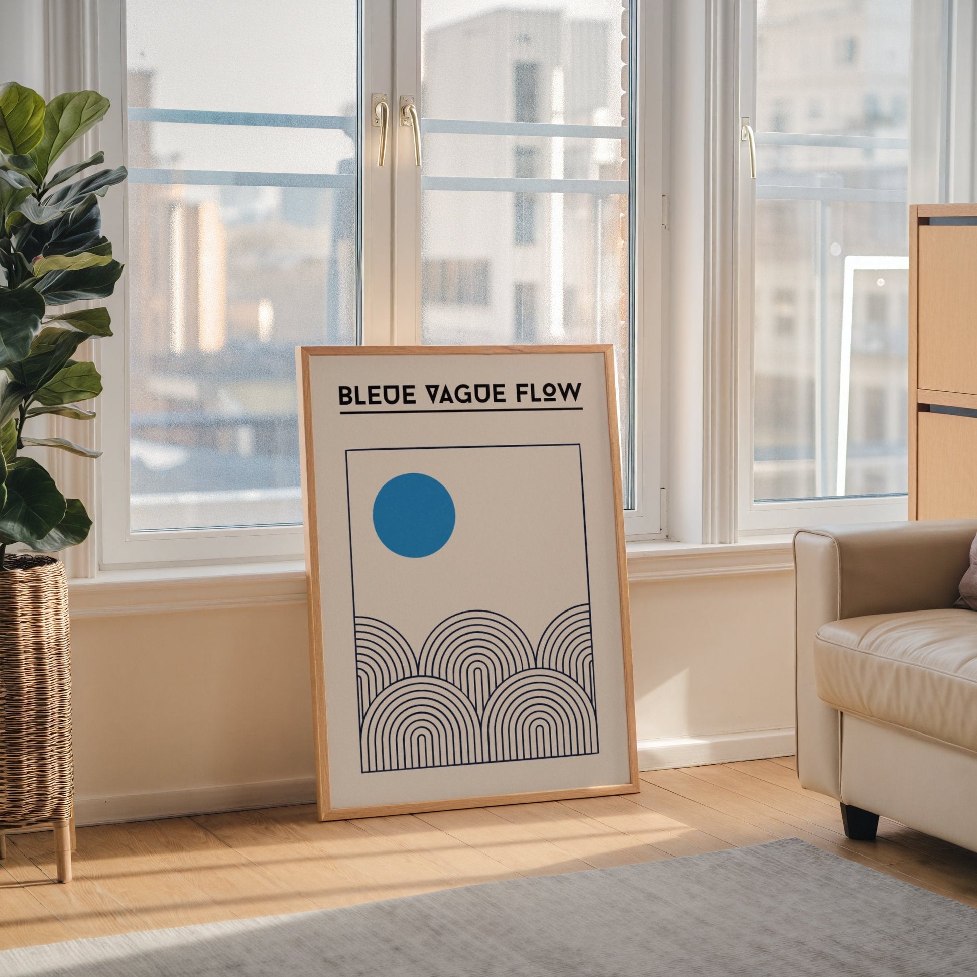 Bauhaus - Plage Bleue Vague Flow