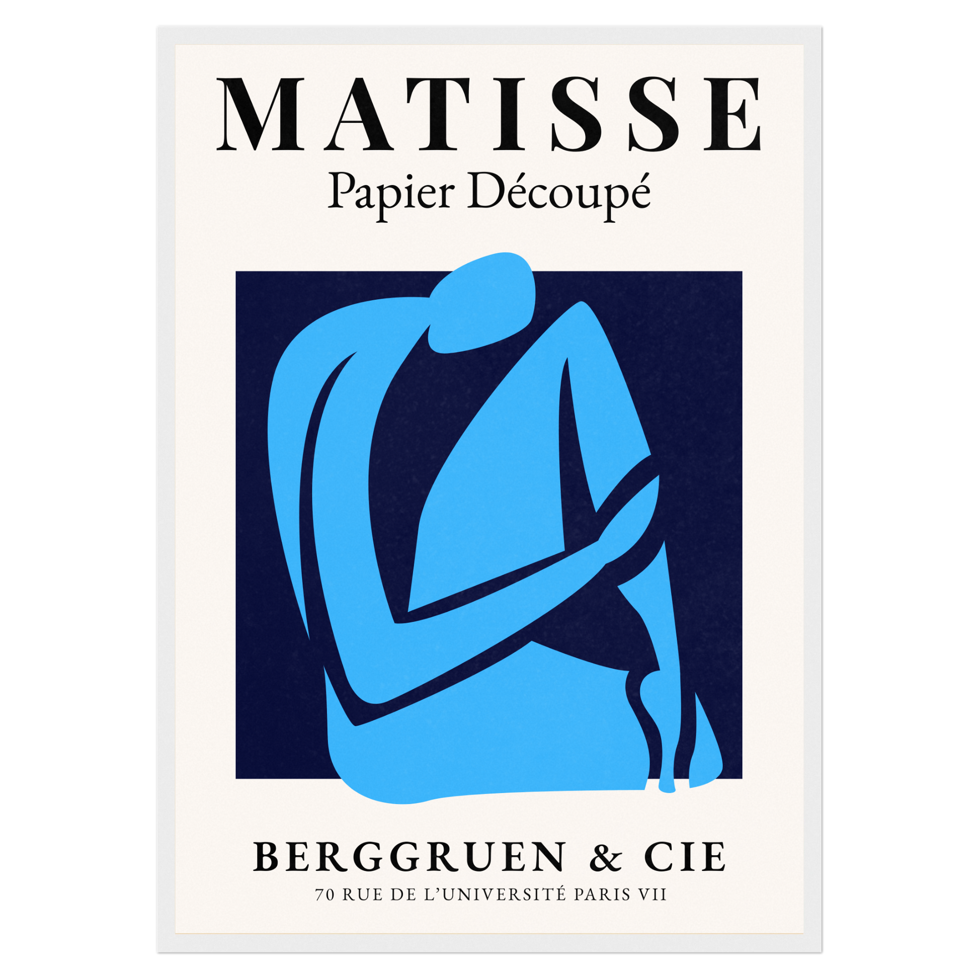 Matisse Papier Découpé - No1 Bleue Vague Flow Print Material