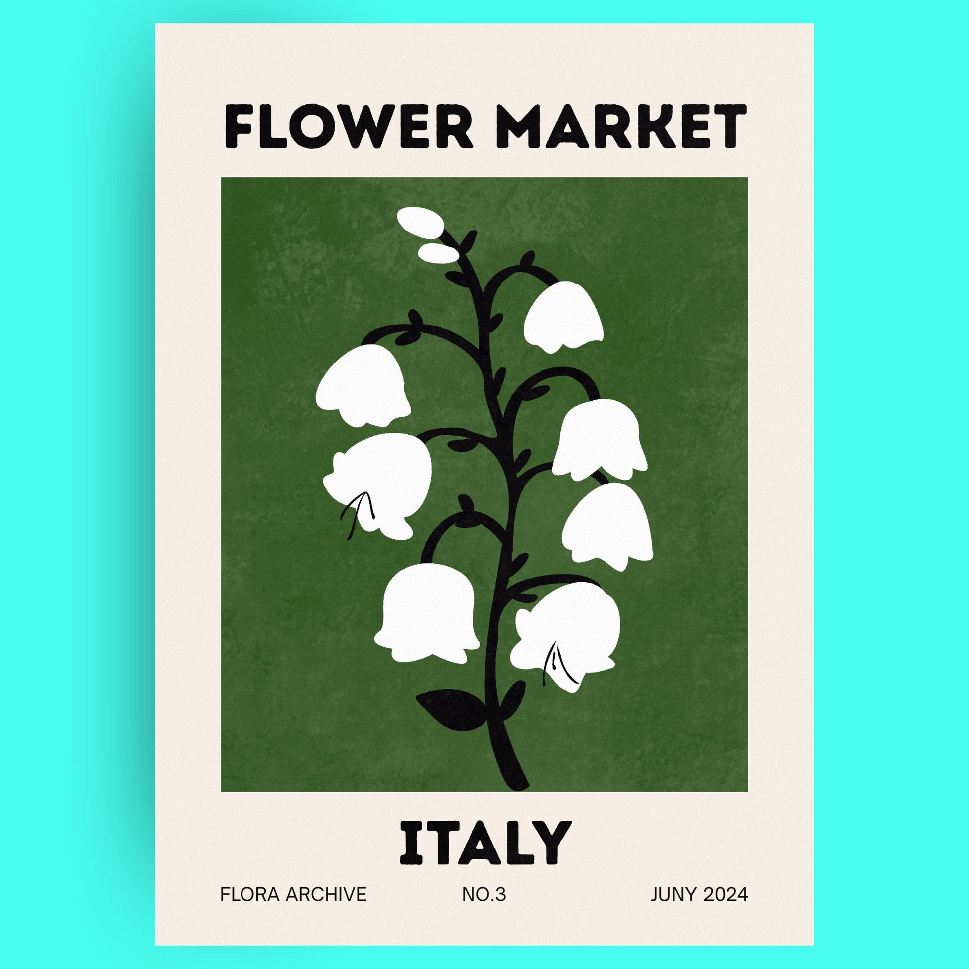 Flower Market - Italy Bleue Vague Flow