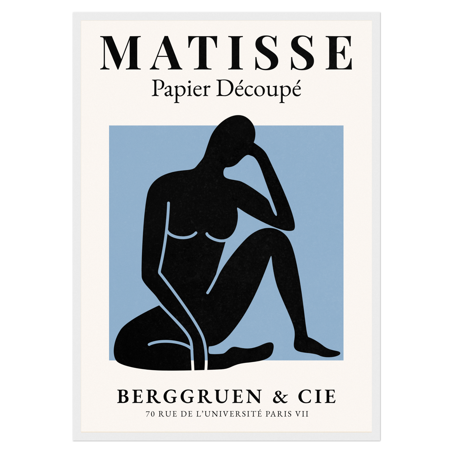 Matisse Papier Découpé - No3 Bleue Vague Flow