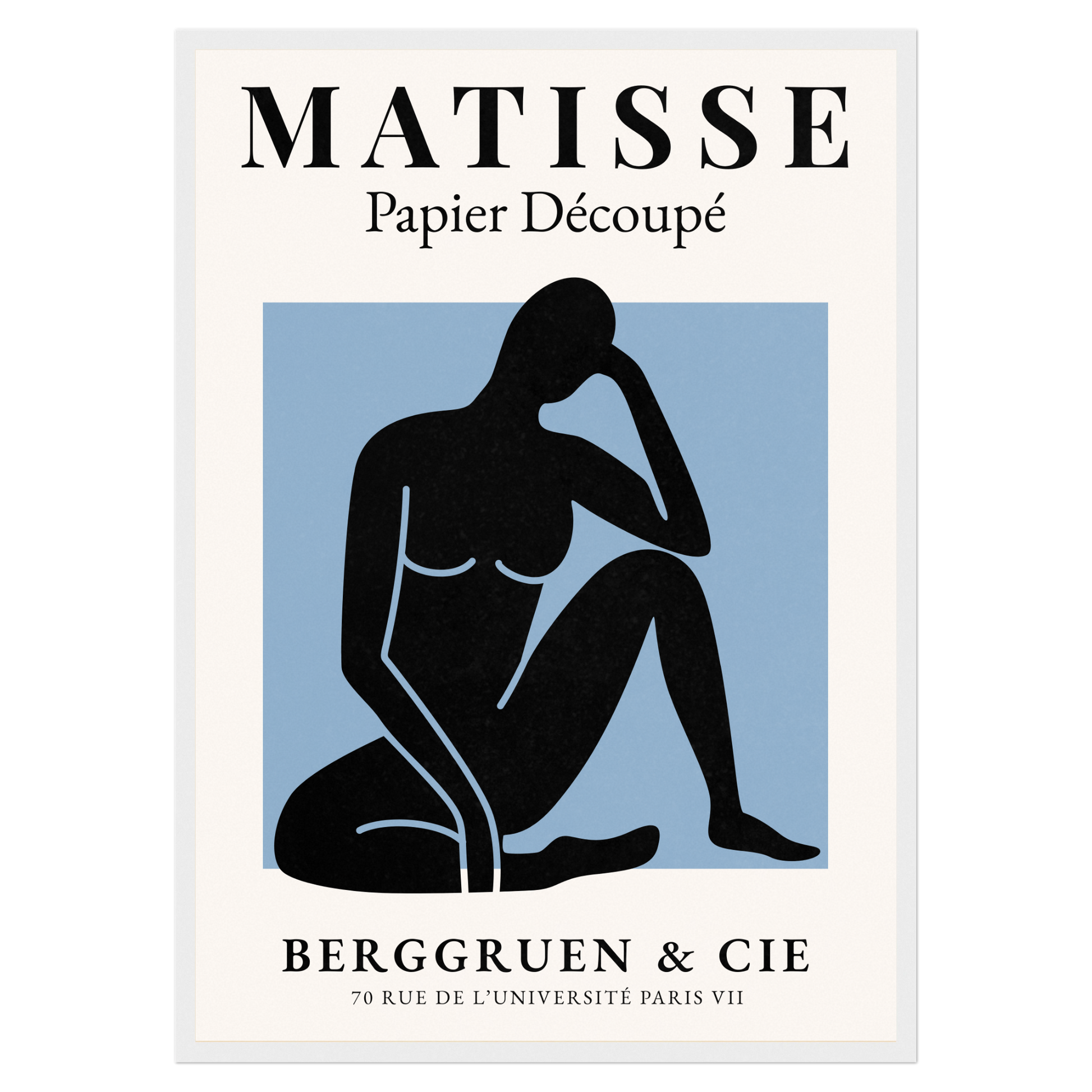 Matisse Papier Découpé - No3 Bleue Vague Flow