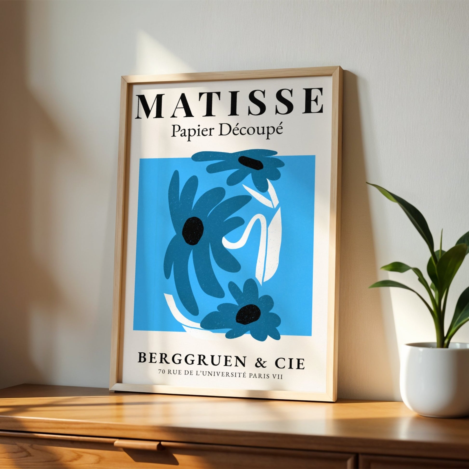 Matisse Papier Découpé - No5 - Bleue Vague Flow