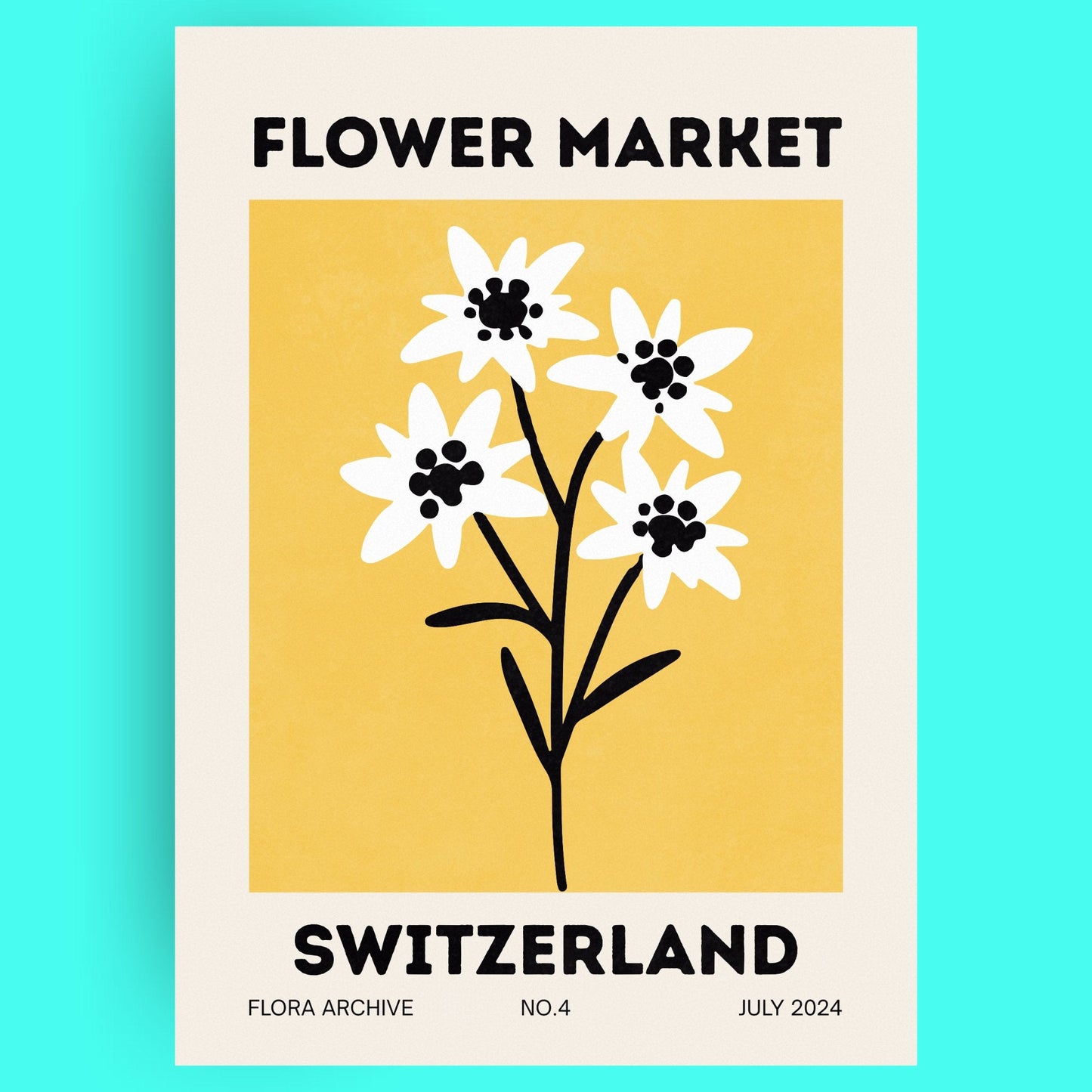 Flower Market - Switzerland Bleue Vague Flow
