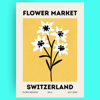 Flower Market - Switzerland Bleue Vague Flow