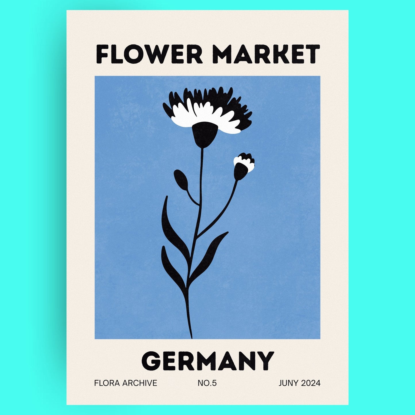 Flower Market - Germany Bleue Vague Flow