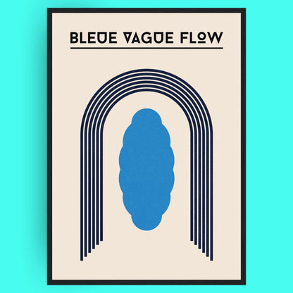 Bauhaus - Silhouette Bleue Vague Flow