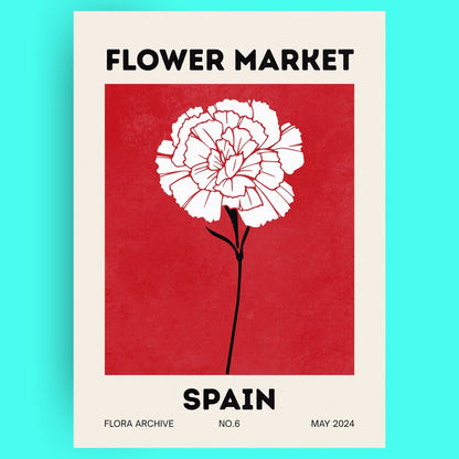 Flower Market - Spain Bleue Vague Flow