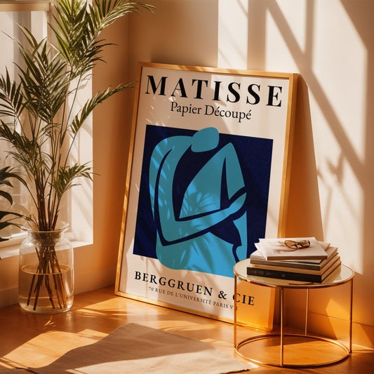 Matisse Papier Découpé - No1 Bleue Vague Flow Print Material