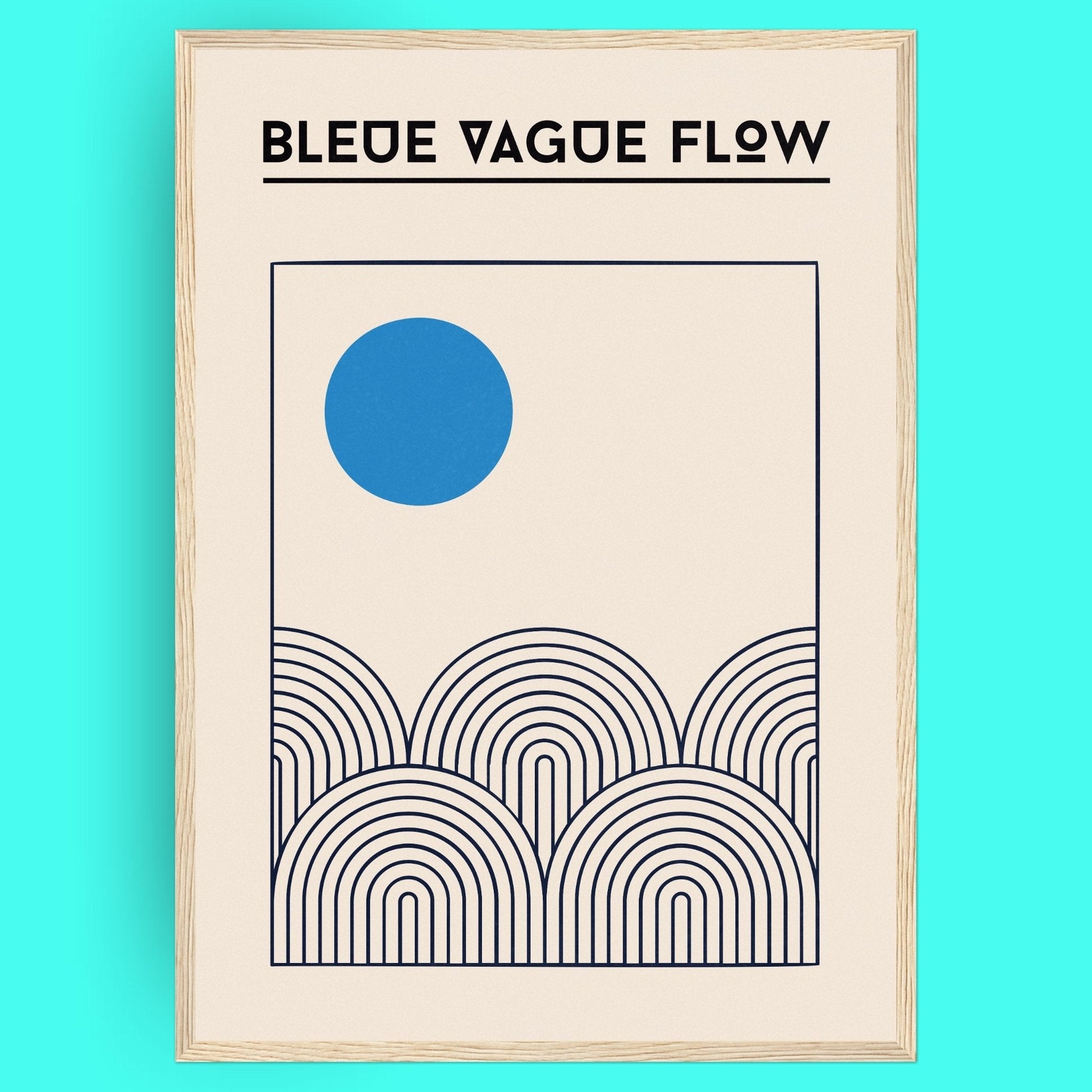 Bauhaus - Plage Bleue Vague Flow