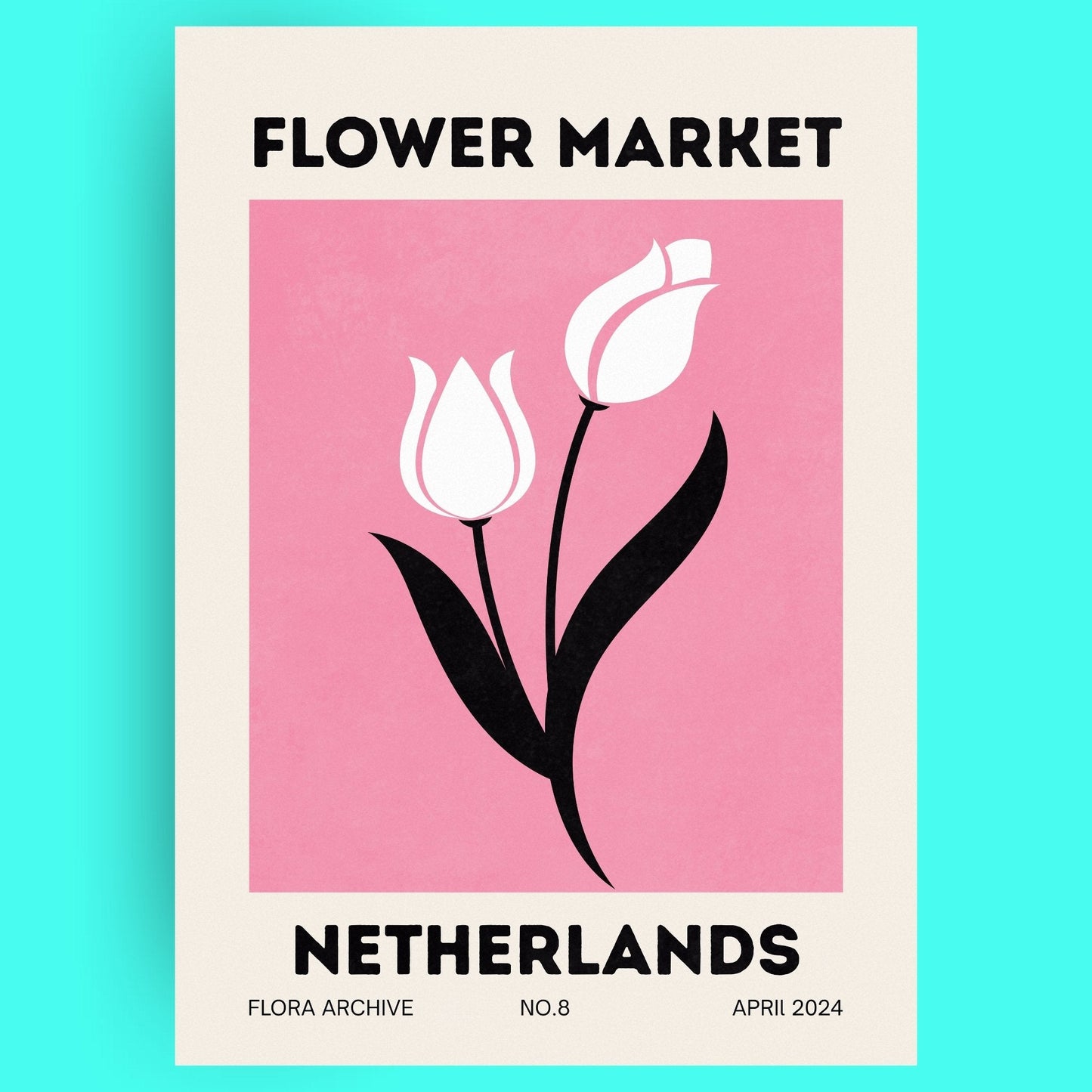 Flower Market - Netherlands Bleue Vague Flow