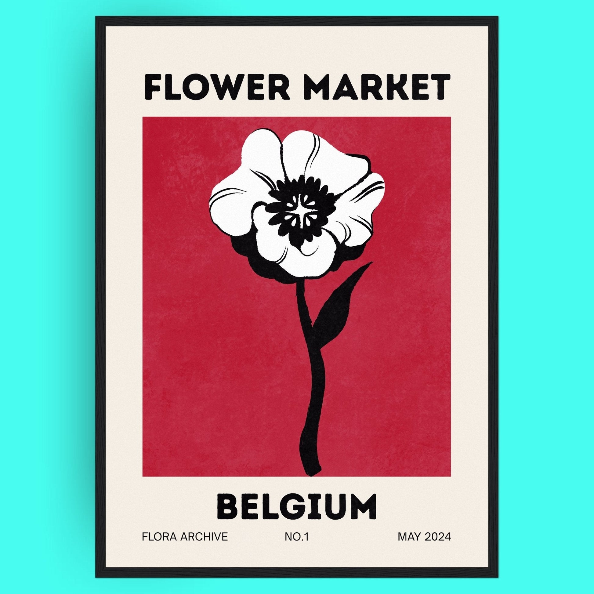Flower Market - Belgium Bleue Vague Flow