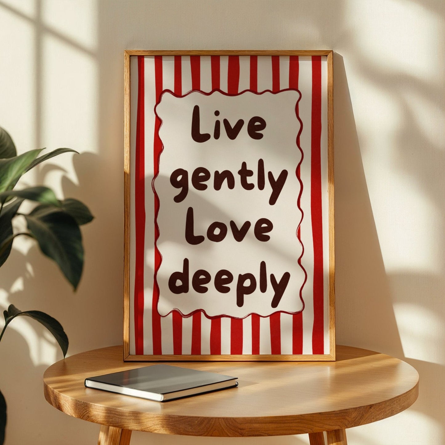 Live & Love Bleue Vague Flow Print Material