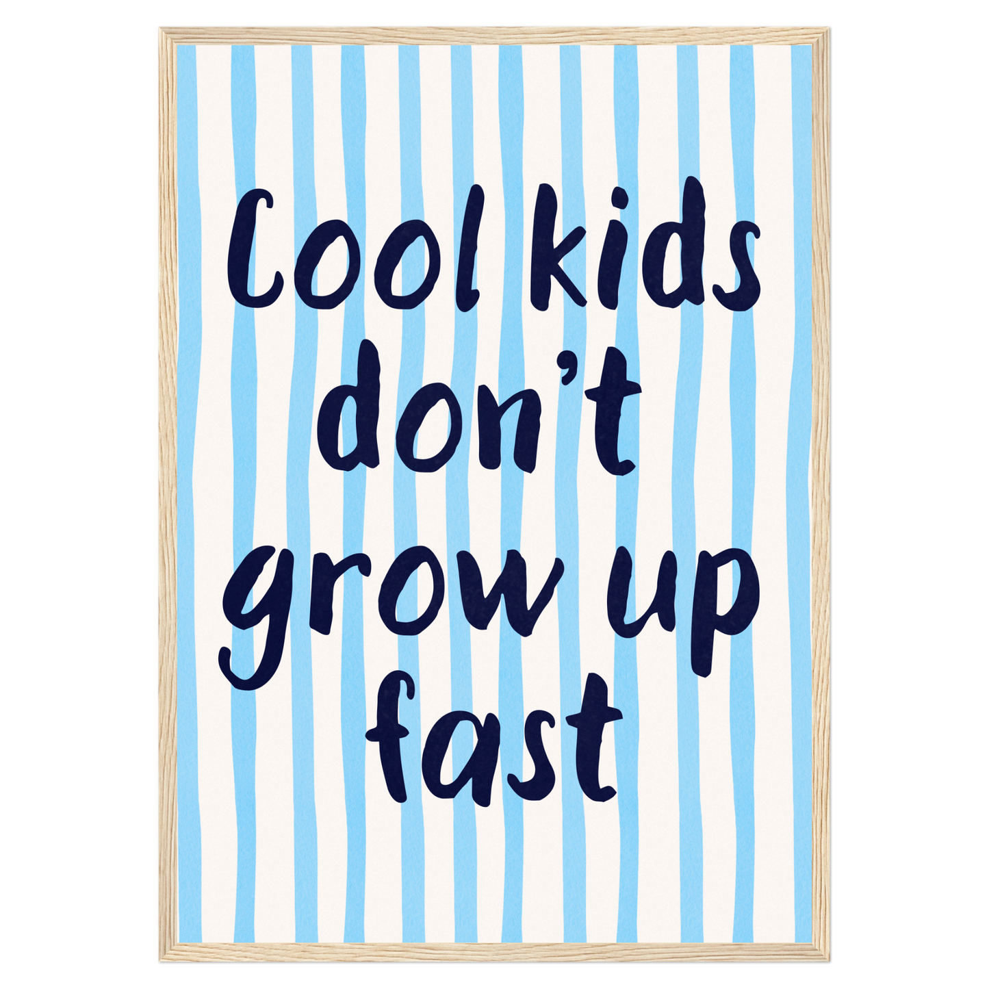 Cool Kids Bleue Vague Flow Print Material