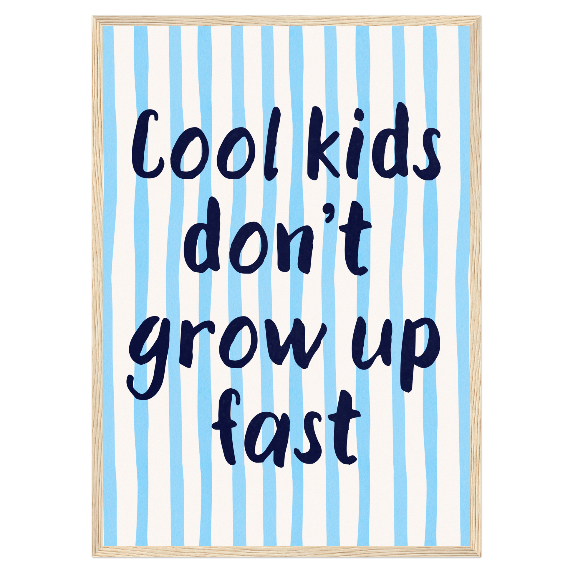 Cool Kids Bleue Vague Flow Print Material