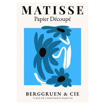 Matisse Papier Découpé - No5 Bleue Vague Flow Print Material