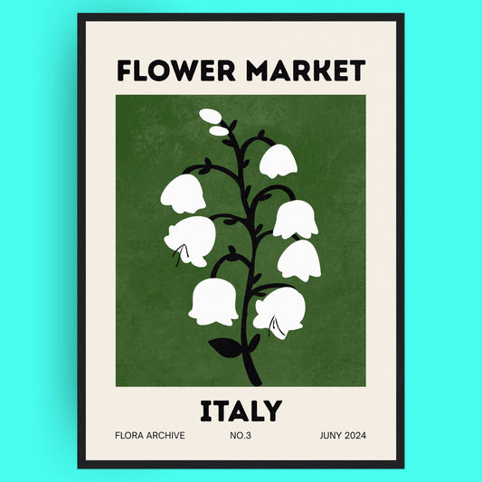 Flower Market - Italy Bleue Vague Flow