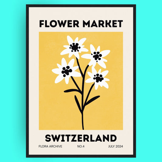 Flower Market - Switzerland Bleue Vague Flow